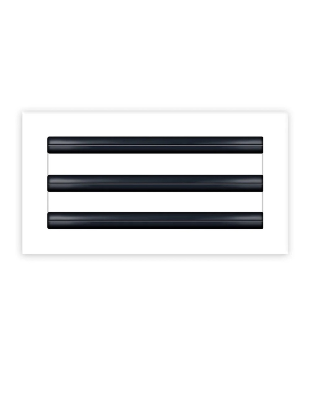 Build Smart 12x6” White Modern Air Vent Register- Standard Linear Slot Diffuser